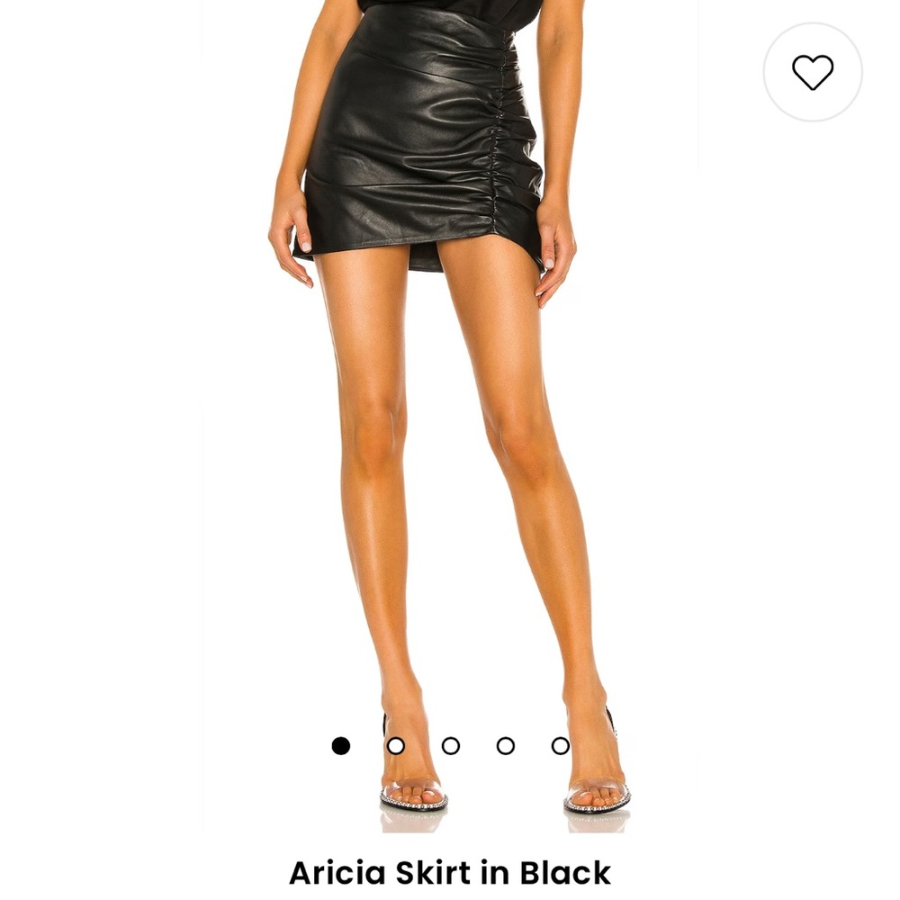 Aricia Genuine Leather Skirt